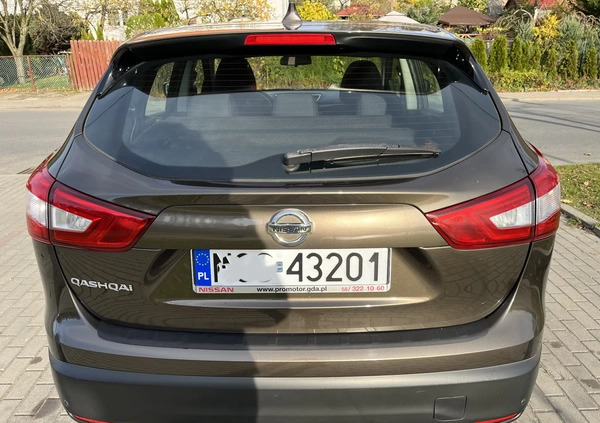 Nissan Qashqai cena 48800 przebieg: 102112, rok produkcji 2014 z Kętrzyn małe 704
